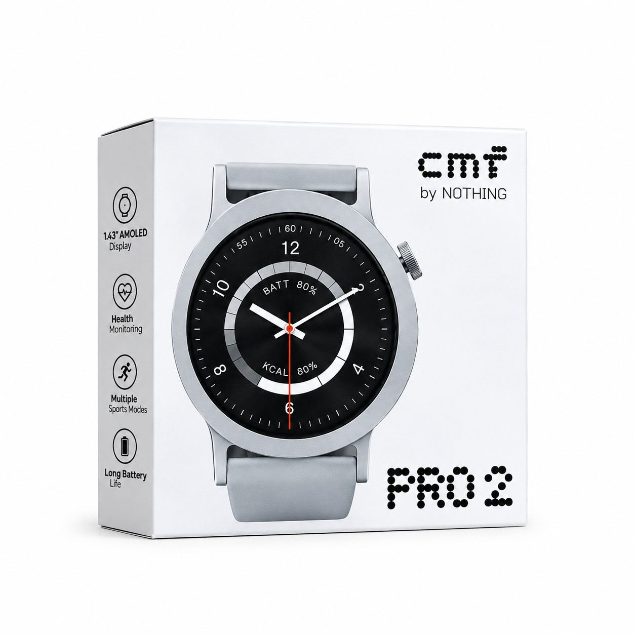 CMF Watch Pro 2 Smartwatch with 1.32-Inch AMOLED Display and Bluetooth Calling