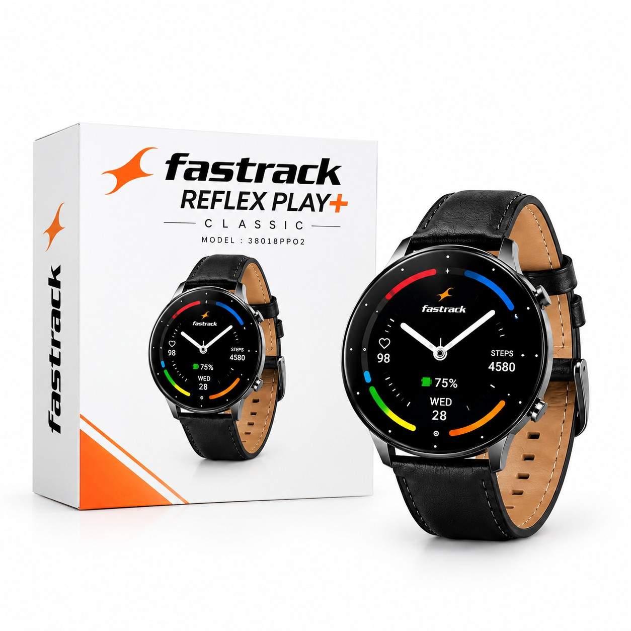 FASTRACK CLASSIC REFLEX PLAY+ AMOLED SMARTWATCH WITH BT CALLING