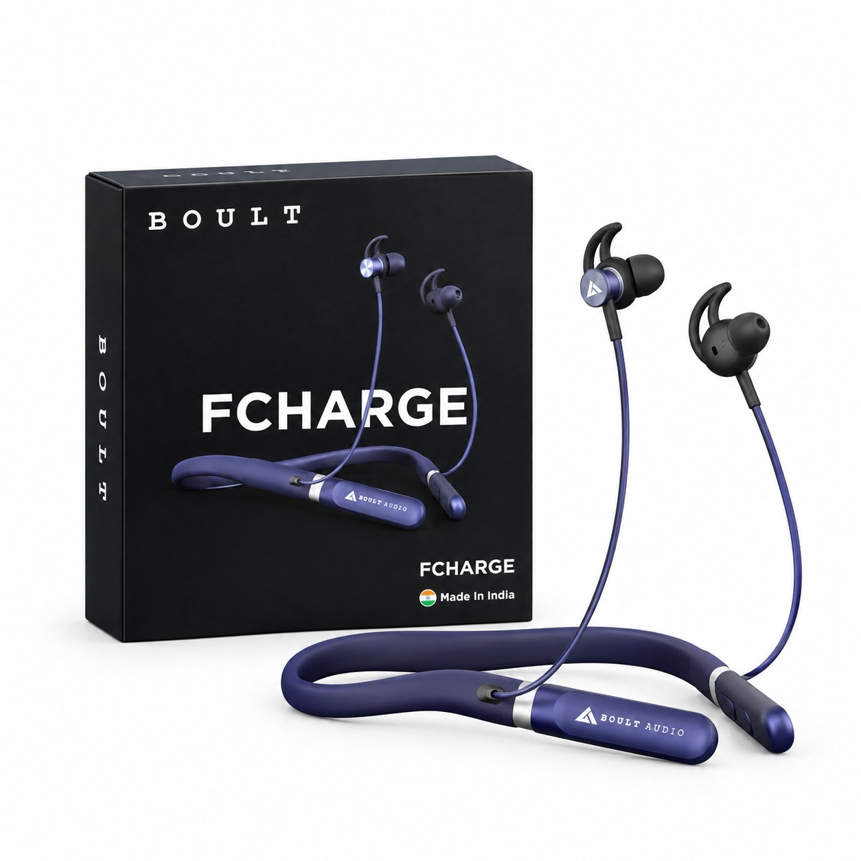 Boult FCharge Wireless Bluetooth Neckband with 40 Hours Playback