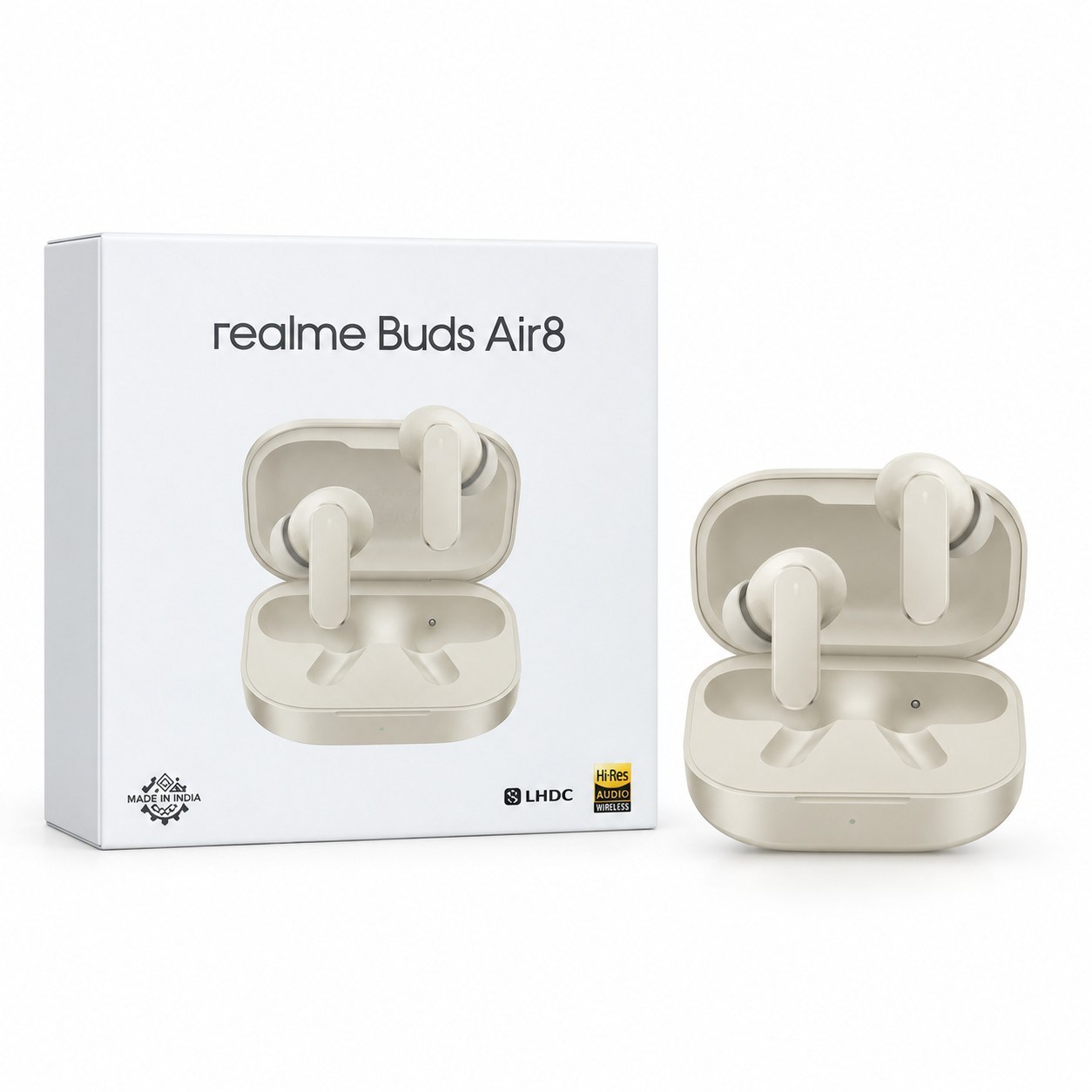 REALME BUDS AIR 8 TWS EARBUDS WITH 55DB ANC & 58H PLAYTIME