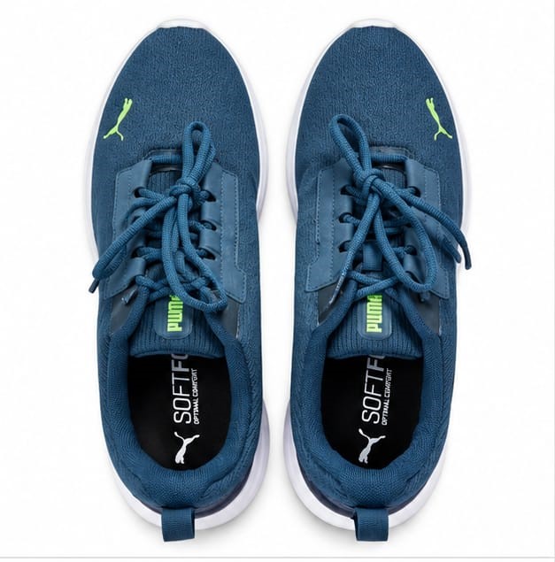 PUMA SoftFoam+ men's sneakers in navy blue with cushioned comfort design