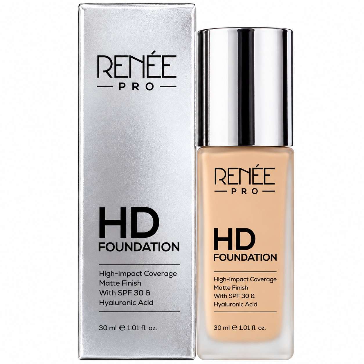 RENEE PRO HD Foundation 30ml Liquid Foundation with SPF 30 Matte Finish