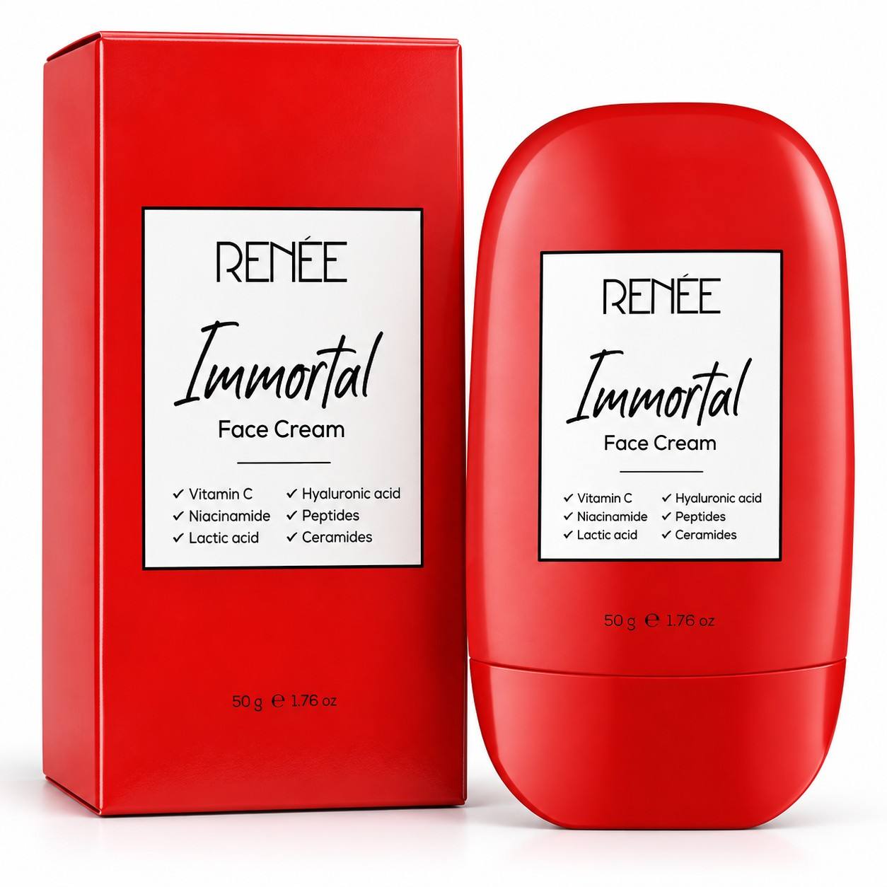 RENEE Immortal All-in-One Face Cream 50 g with Vitamin C and Hyaluronic Acid Remaining 5 Image Alt Texts