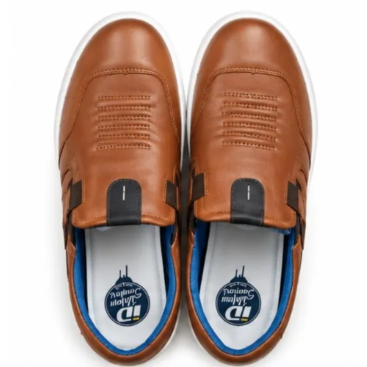 iD Men's Leather Slip-On Casual Shoes (UK 7)