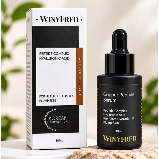 Winyfred Copper Peptide Serum with Peptide Complex & Hyaluronic Acid – 30ml